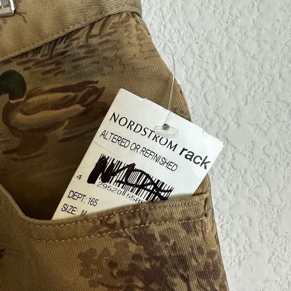 Vtg Lauren Ralph Lauren Size 8 Mallard Duck Print Straight Leg Chino Pants Brown - Picture 6 of 10